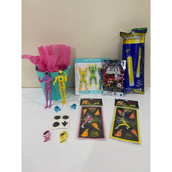 Nobrand | Toys | Mighty Morphins Pink Yellow Power Rangers Micro ...
